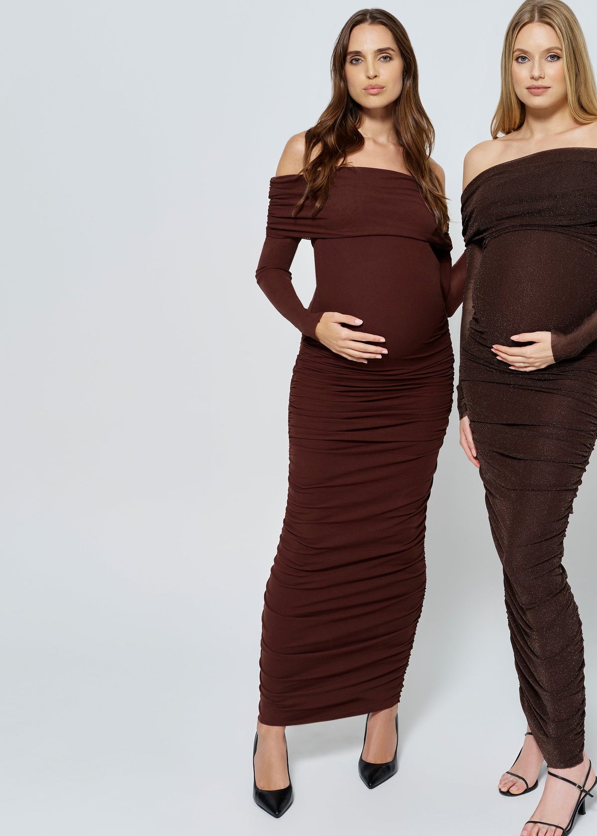 off shoulder bodycon maternity dress BUMPSUIT Size:W10.5 US / M8.5 US / 7.5 UK