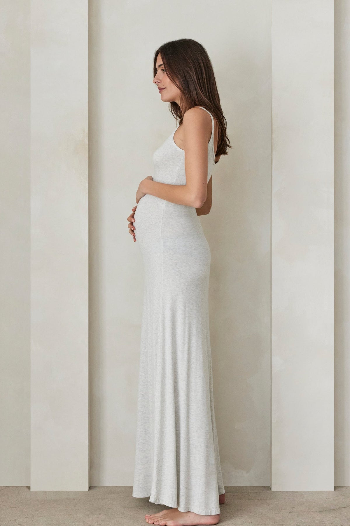 The Cloud Dress in Heather Grey