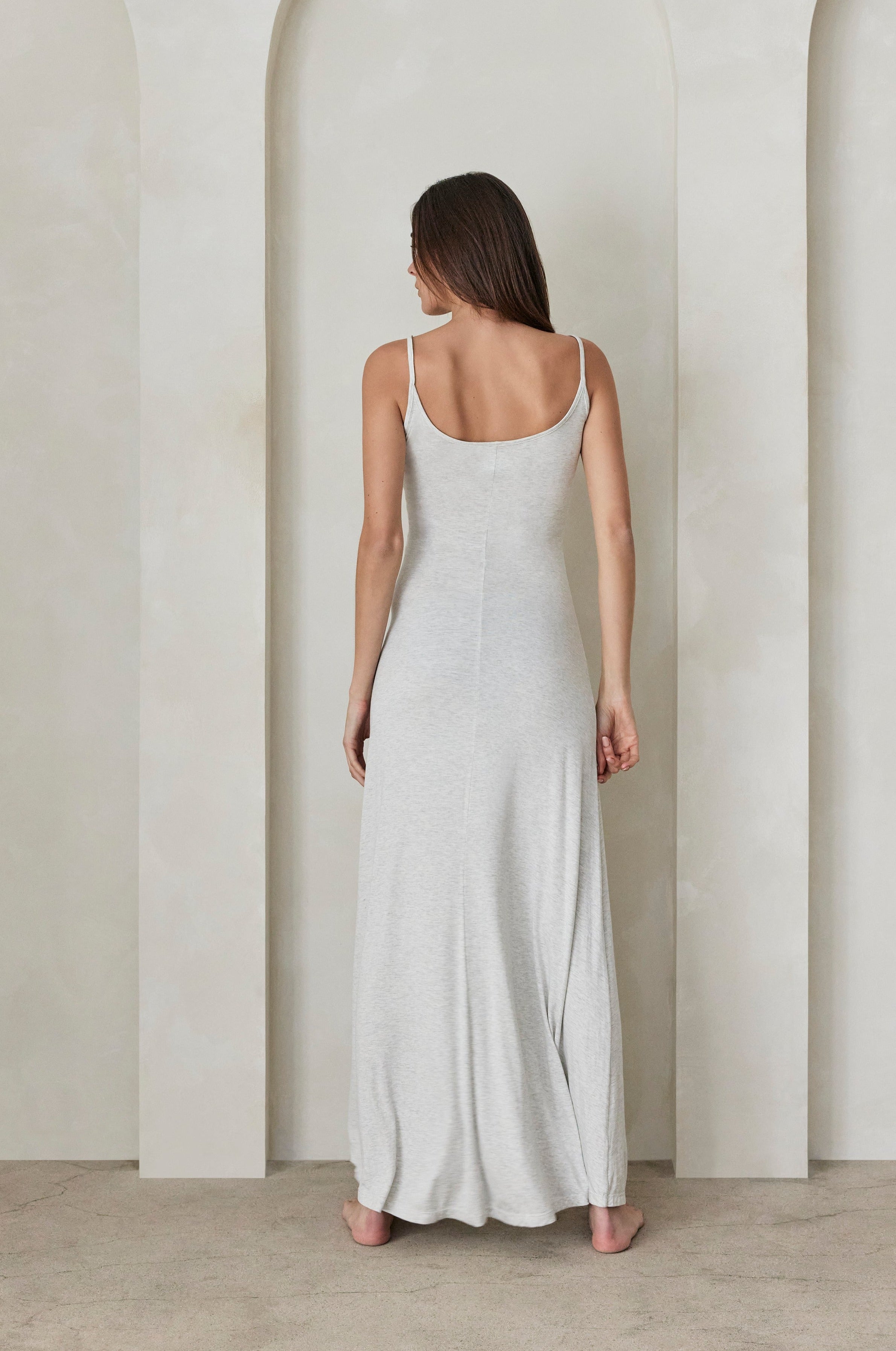 The Cloud Dress in Heather Grey