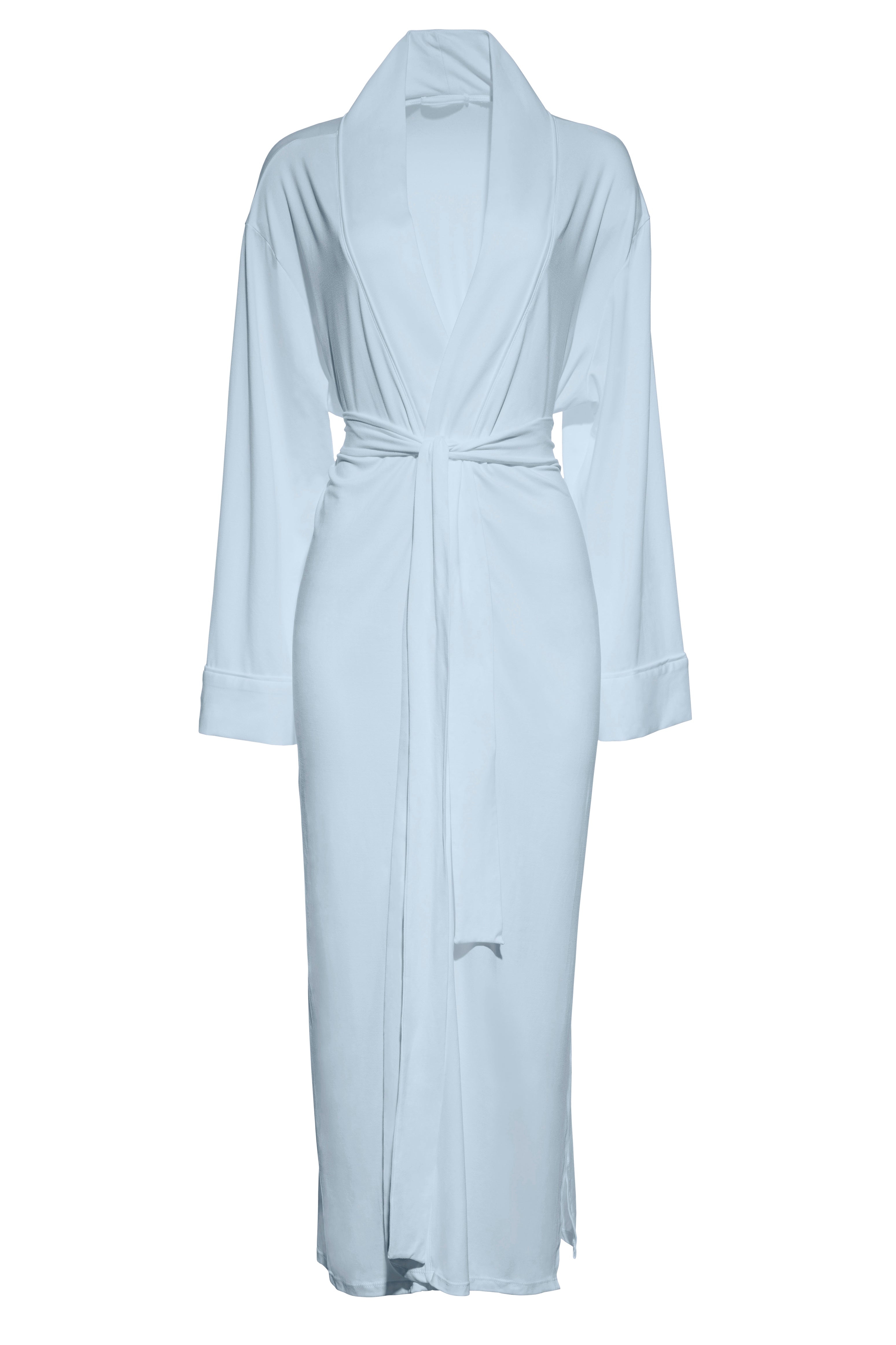 Bumpsuit Ice Blue Robe on White background