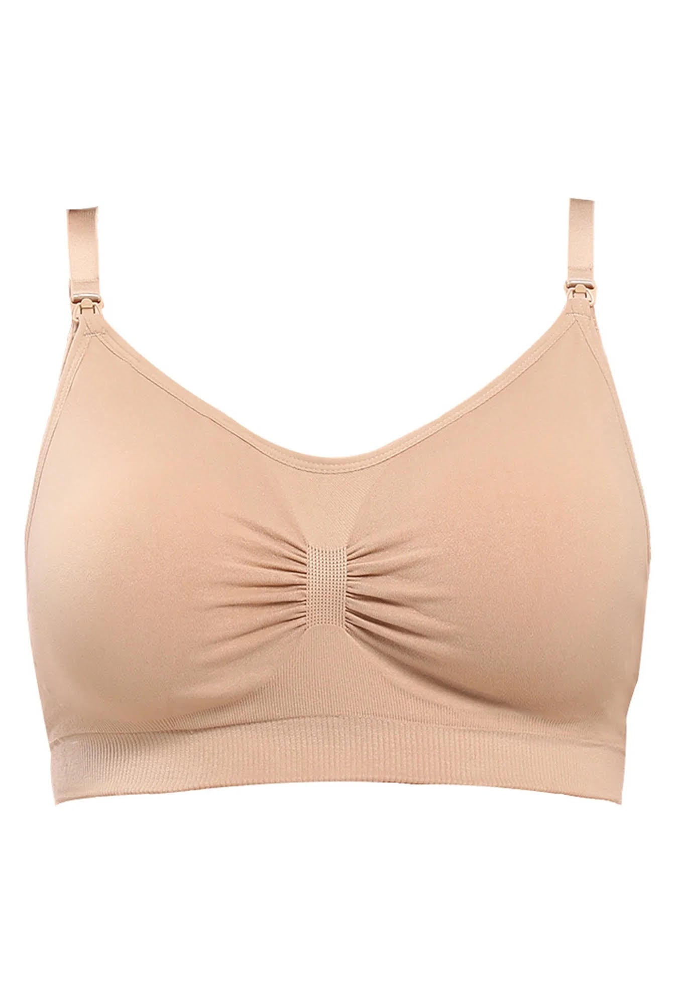 Bumpsuit Full Coverage Nursing bra in Beige