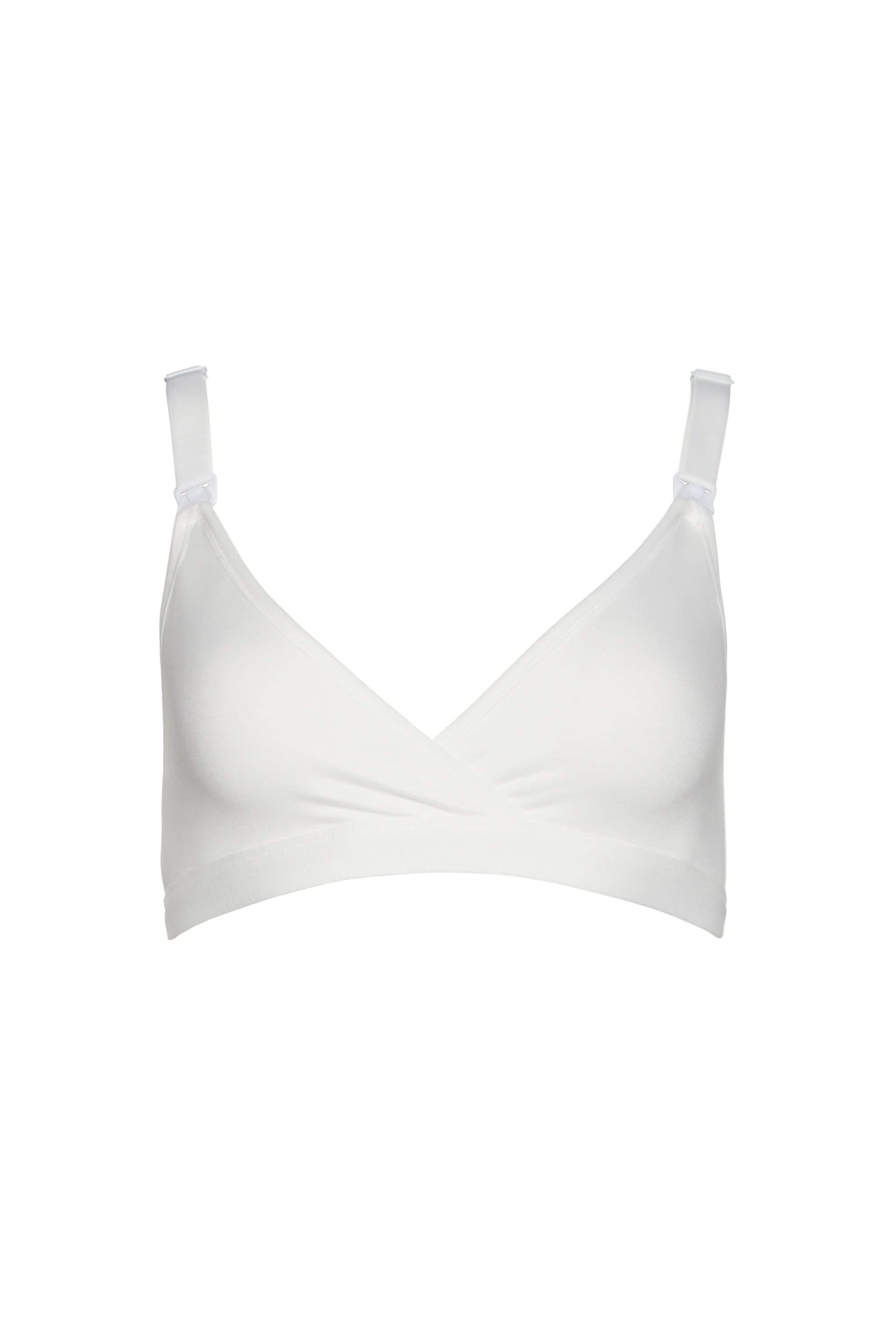 Bumpsuit Maternity The Comfy Nursing Bra in Ivory