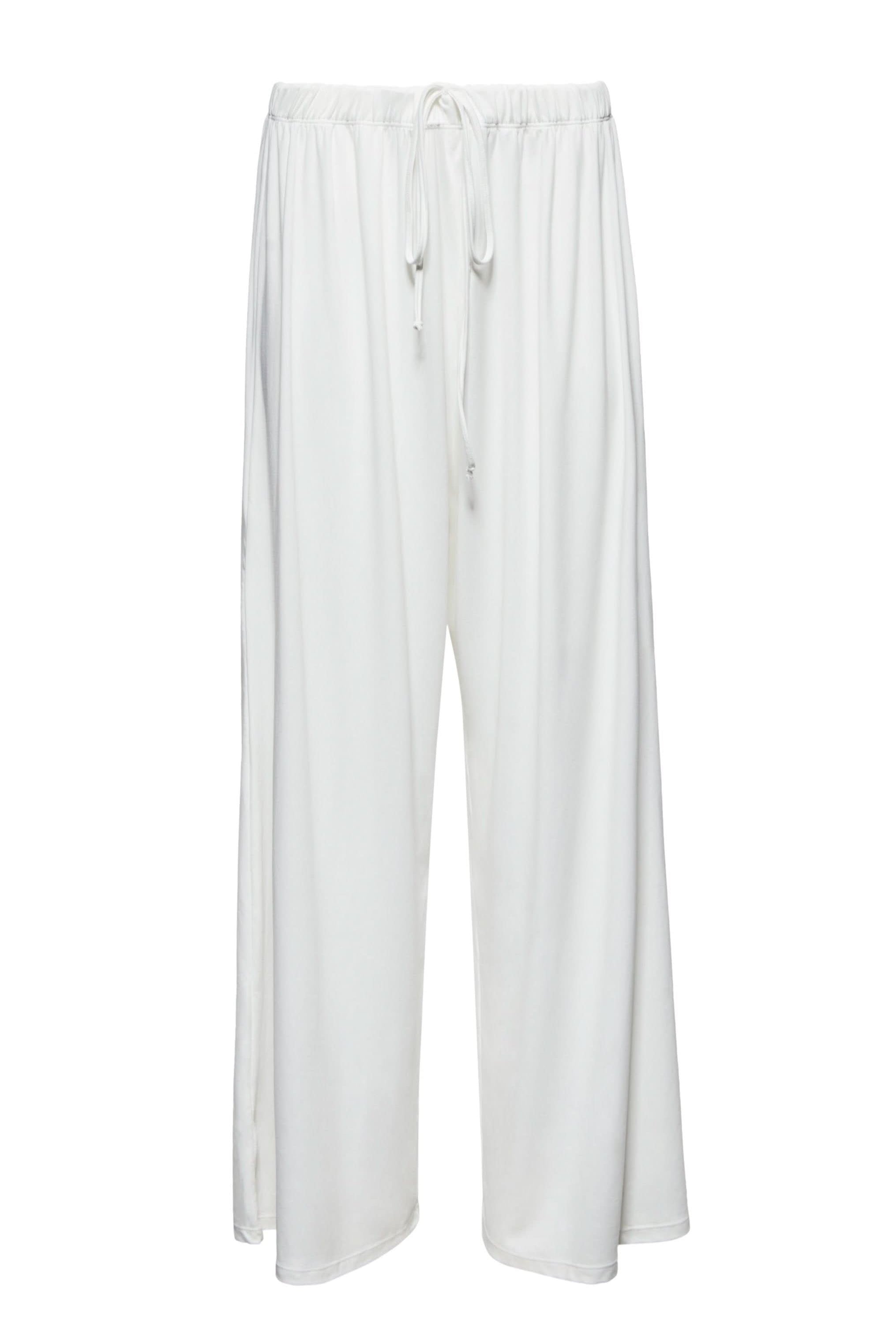 Bumpsuit Maternity Loungewear The Cloud Slim Drawstring Pant in Ivory