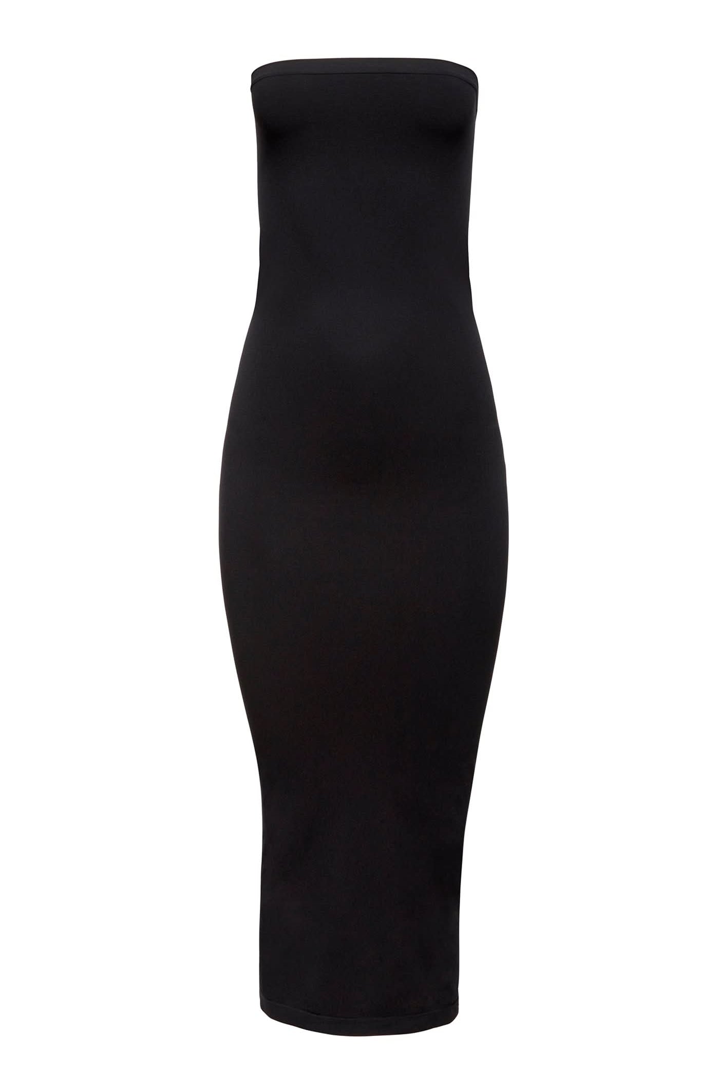 Bumpsuit Maternity Seamless Tube Dress in Black