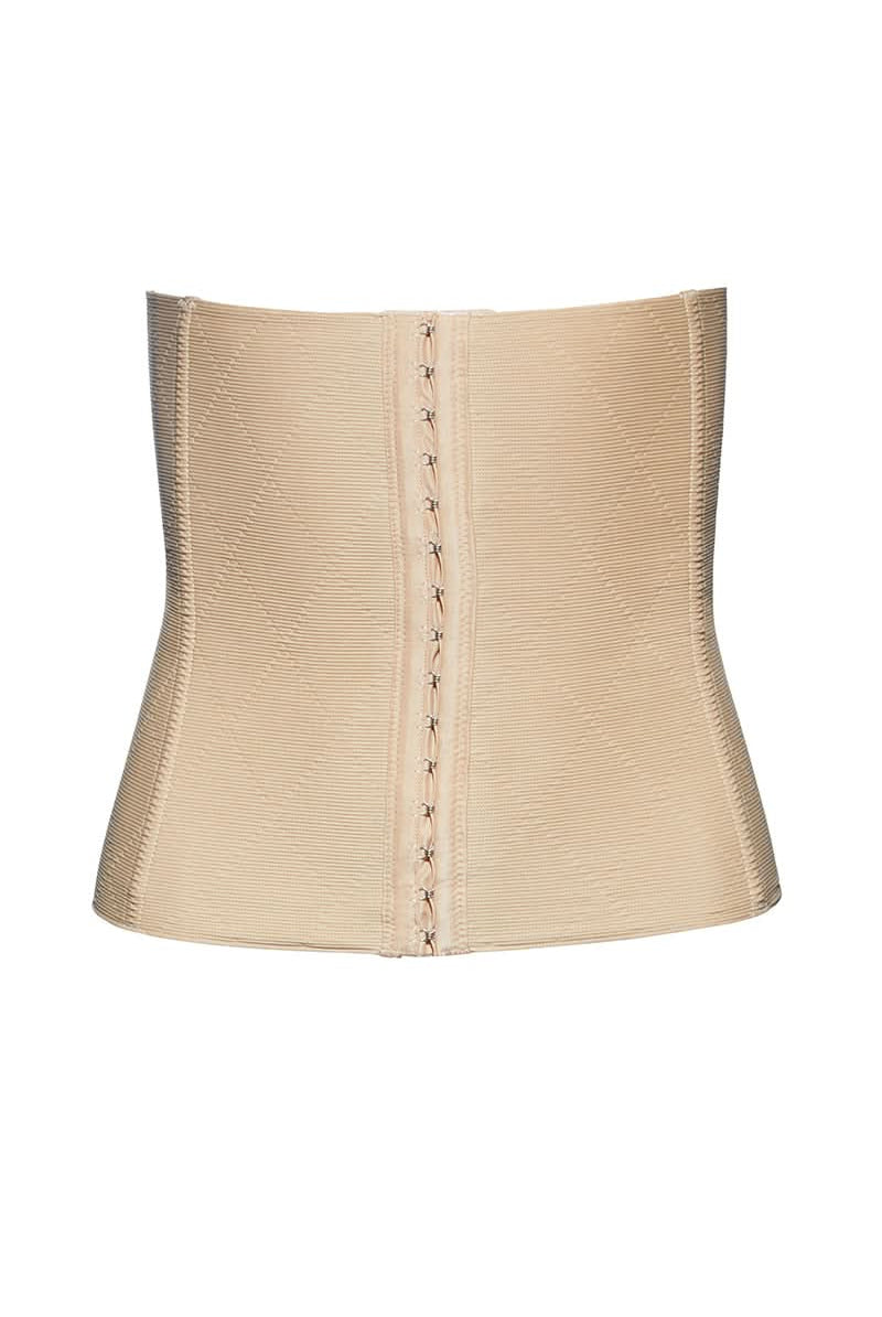 Bumpsuit Maternity Shapewear the hook and eye waist trainer in beige