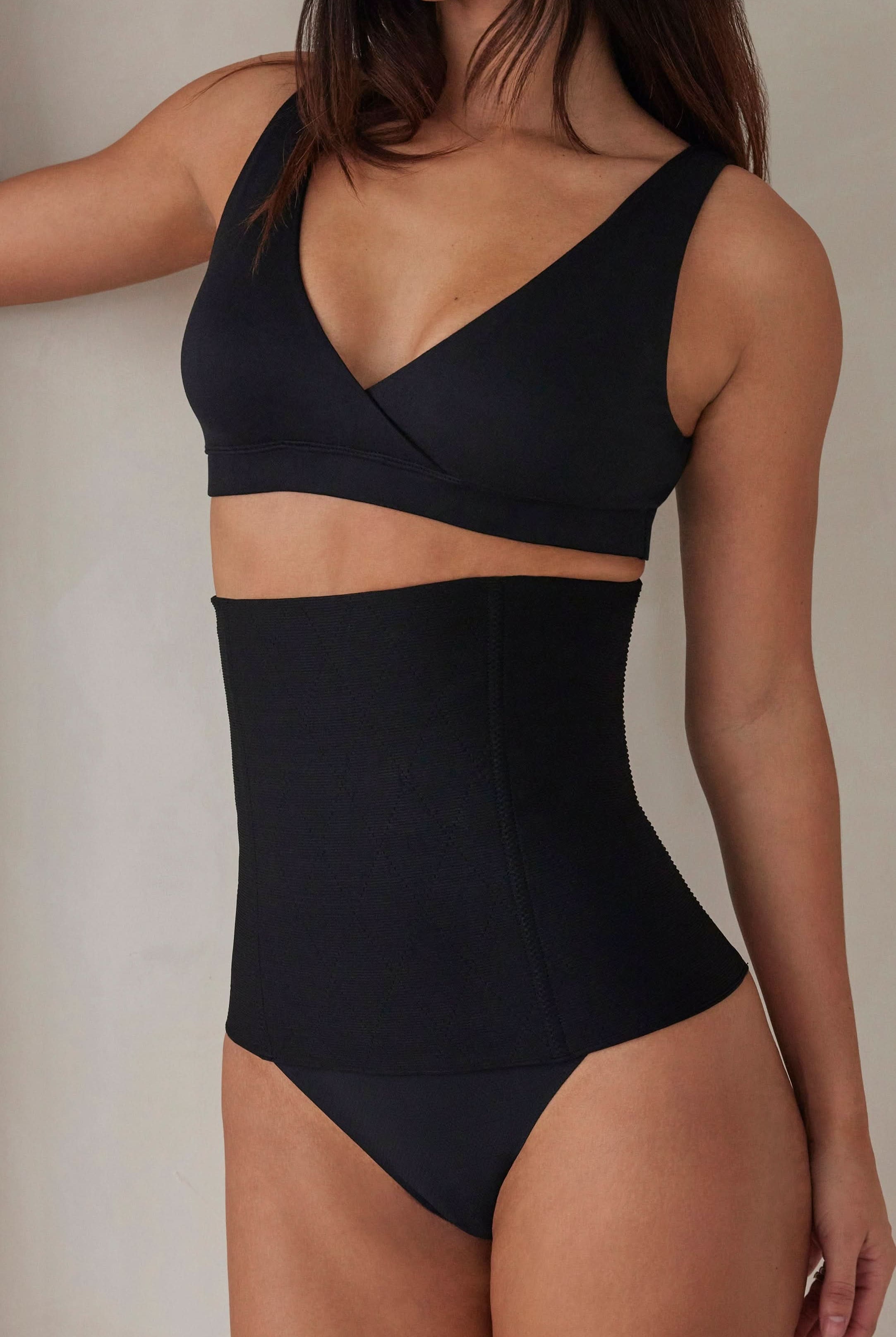 Bumpsuit Maternity Shapewear The Support Waist Trainer in black