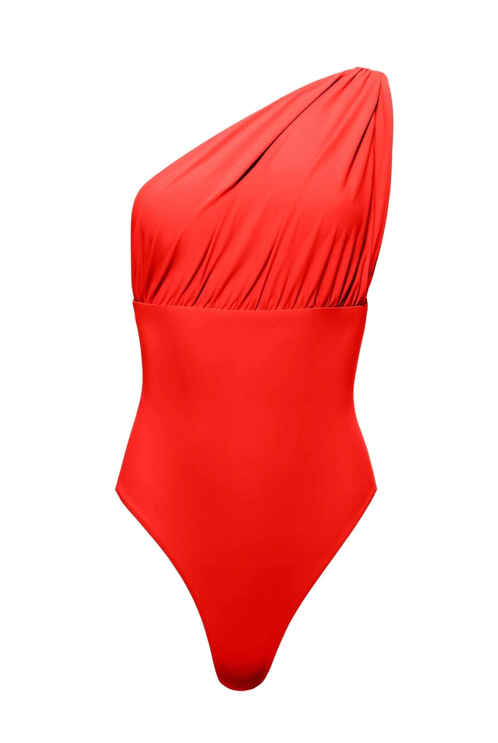 Bumpsuit Maternity Swimwear the jagger one shoulder nursing friendly one piece swimsuit in scarlet