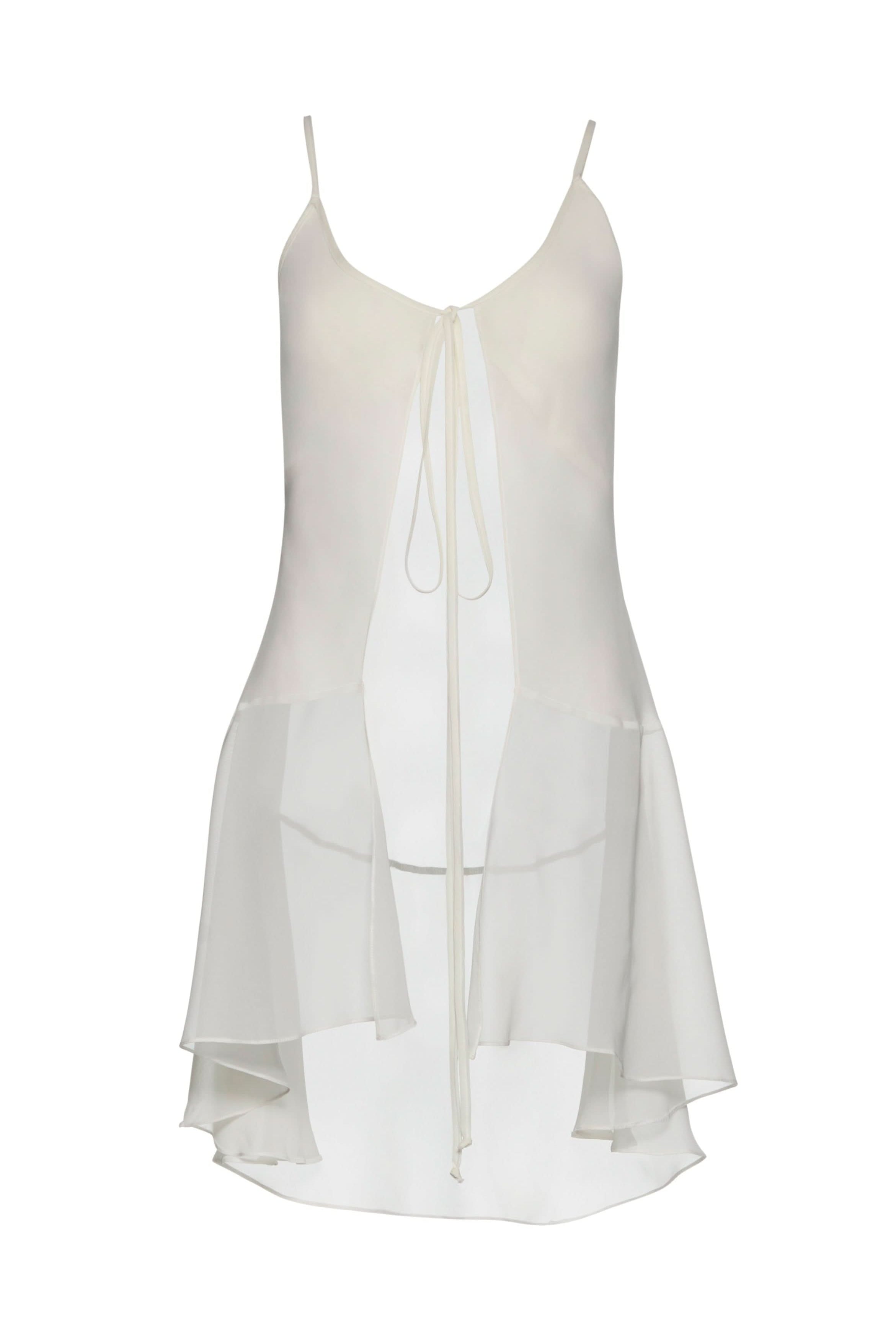 Bumpsuit Maternity the chiffon babydoll top in ivory