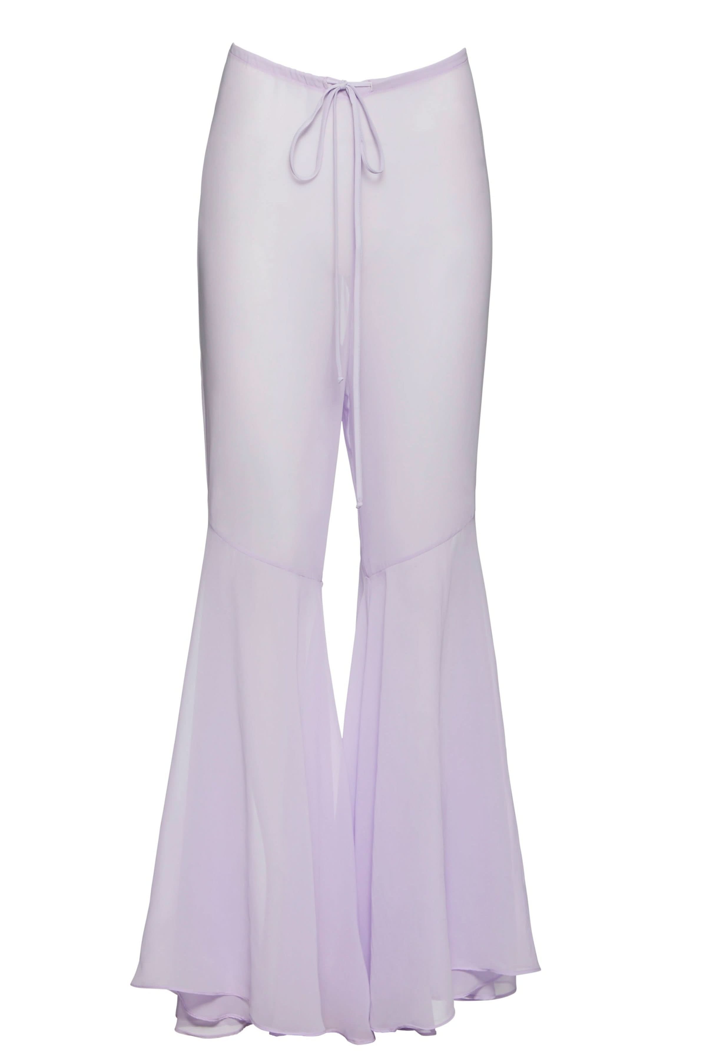 Bumpsuit maternity the chiffon flare pant in lilac
