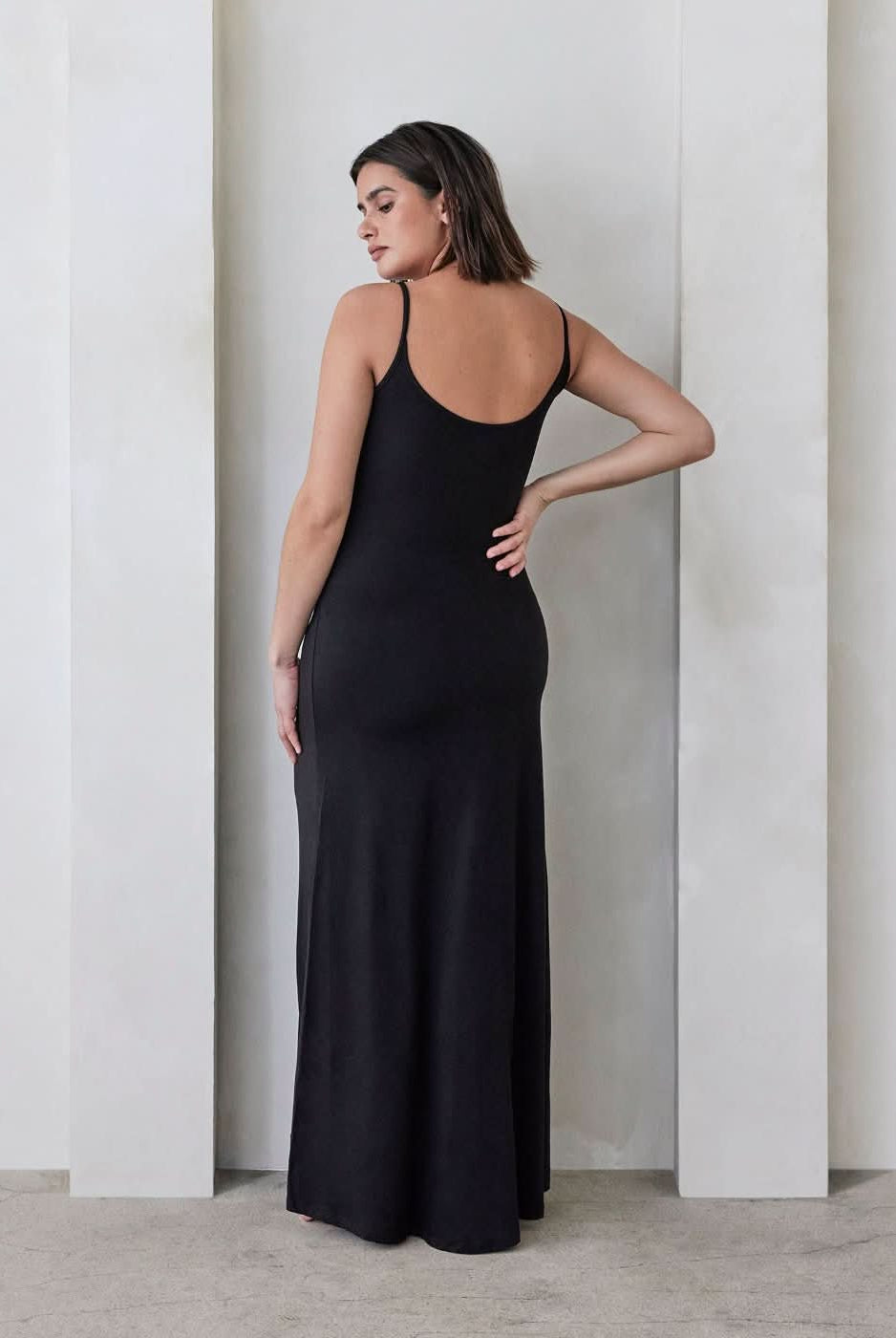 Bumpsuit Maternity the cloud maxi dress in black