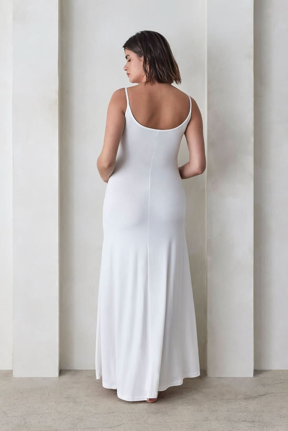 The Bumpsuit Maternity The Cloud Maxi Dress in Ivory
