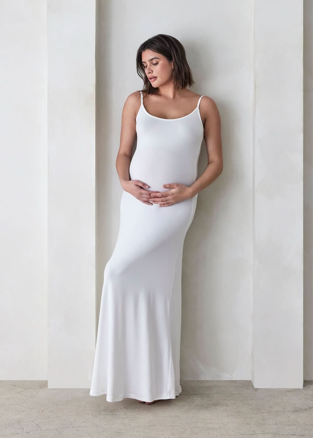 ivory maternity maxi dress The Cloud for Women, Black Size S by Bumpsuit Evening Wedding