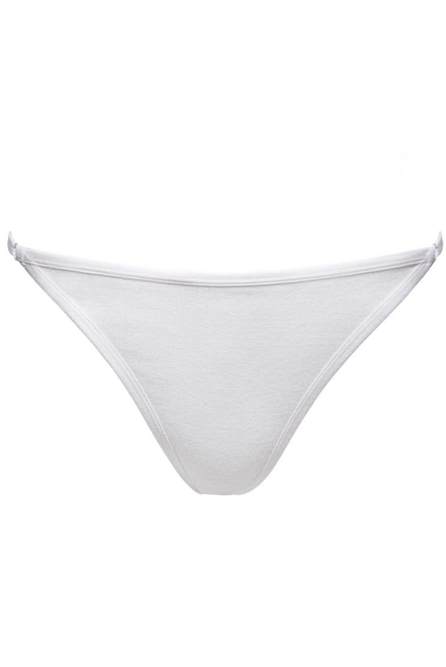 Bumpsuit Maternity The Cotton Rib Adjustable Brief in ivory ghost mannequin