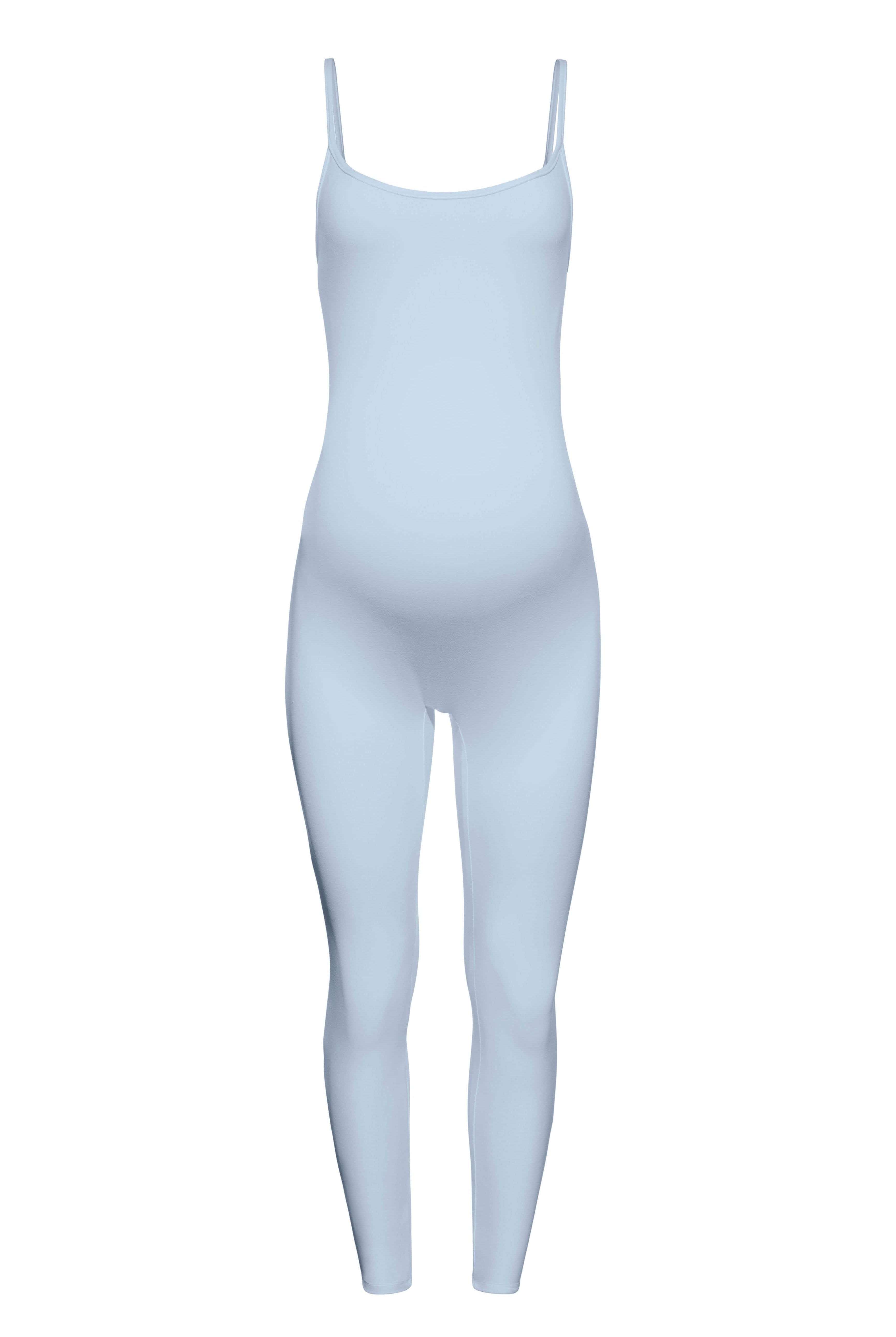 Bumpsuit Maternity the Kate Sleeveless Jumpsuit in Powder Blue