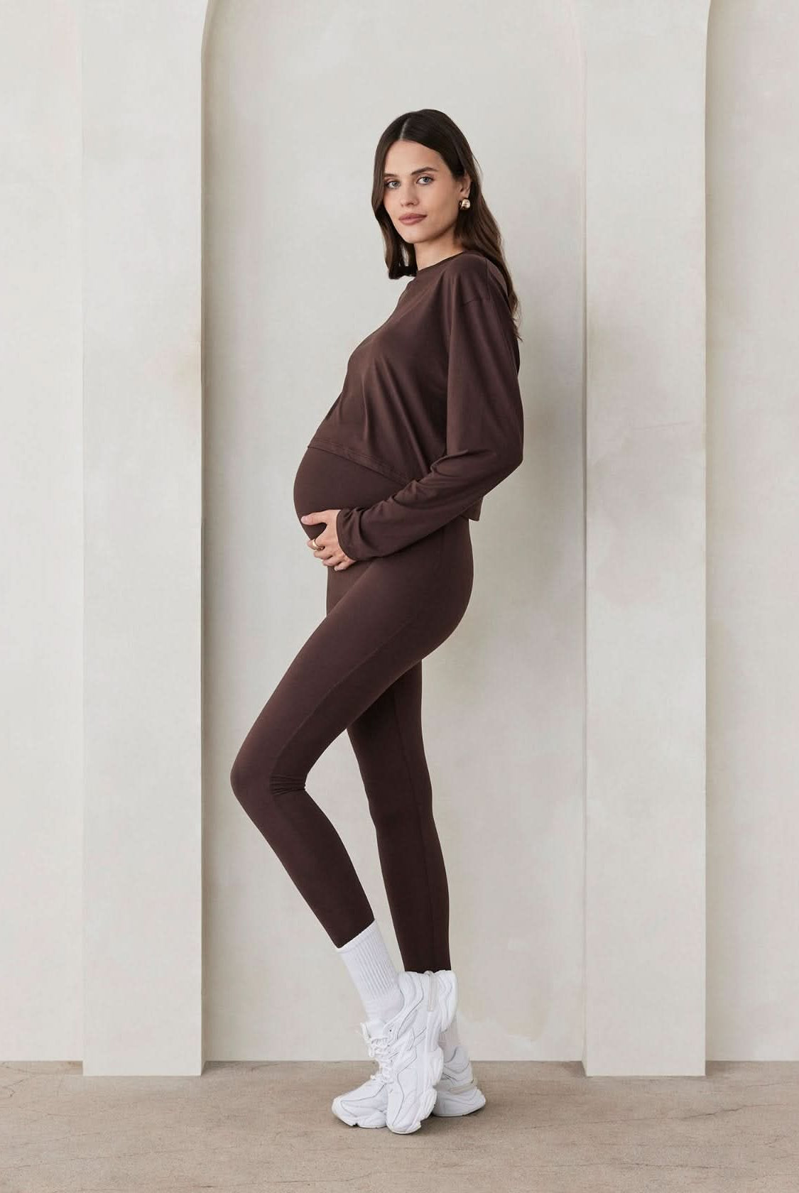 Bumpsuit maternity the legging in chocolate