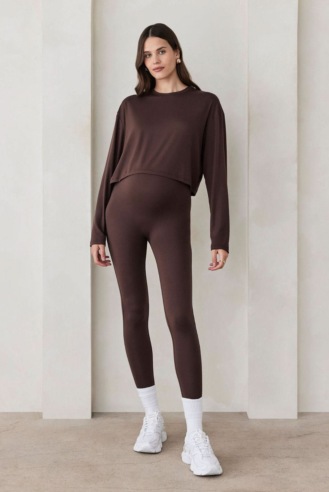 Bumpsuit maternity the legging in chocolate