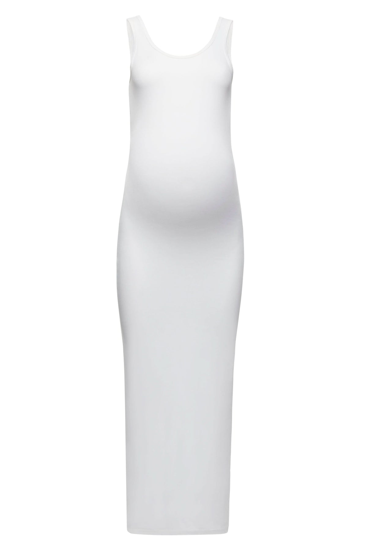 Bumpsuit Maternity The Sleeveless Scoop Neck Maxi Dress in Ivory