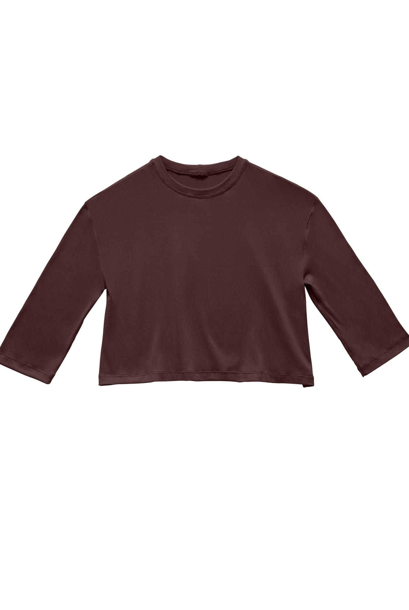 the cloud kids long sleeve tee in chocolate