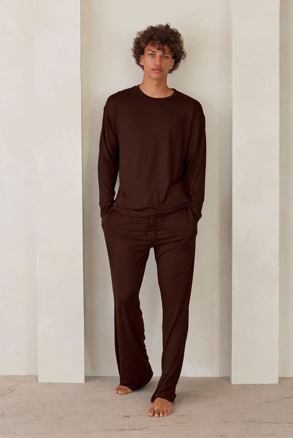 the cloud mens pant in chocolate