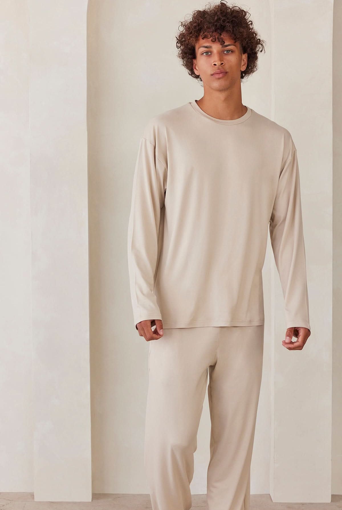 the cloud ls tee in oat mens