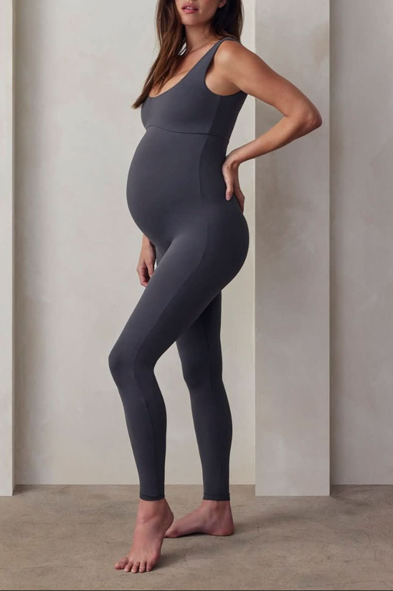 bumpsuit the perfect movement unitard in slate activewear