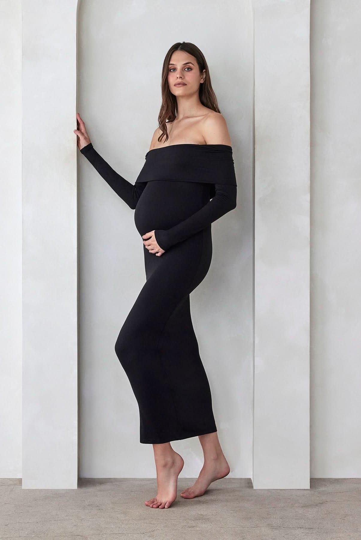 the alison maxi dress in black