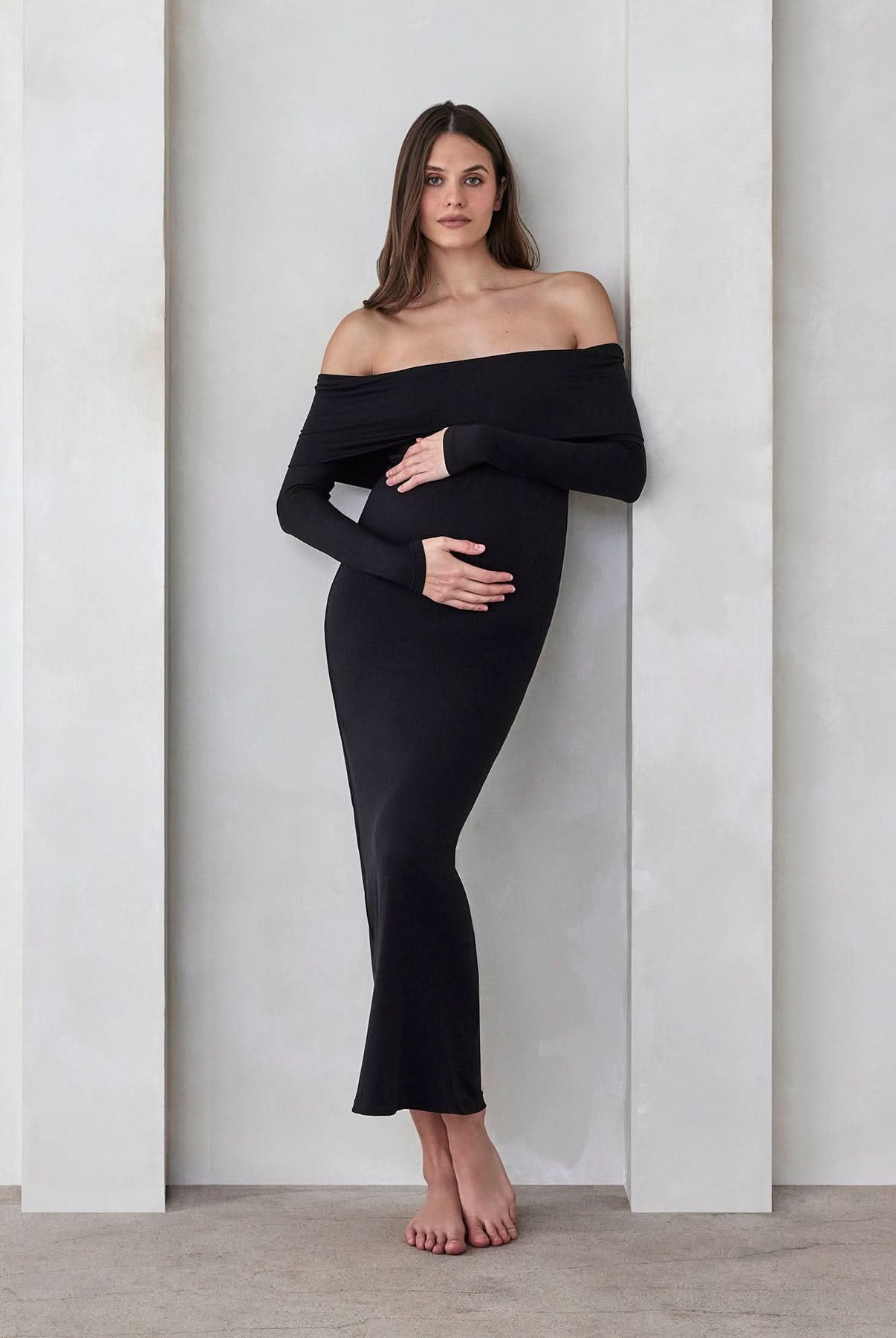 the alison maxi dress in black