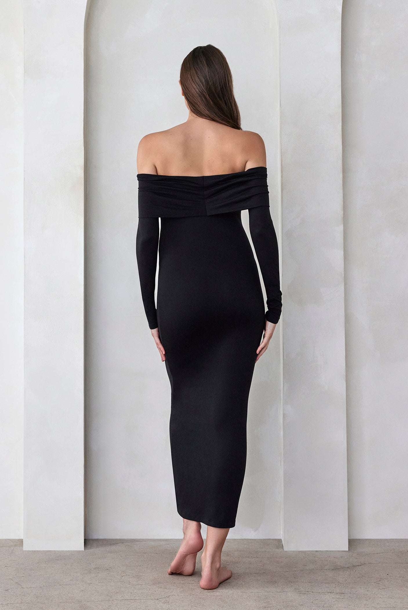 the alison maxi dress in black