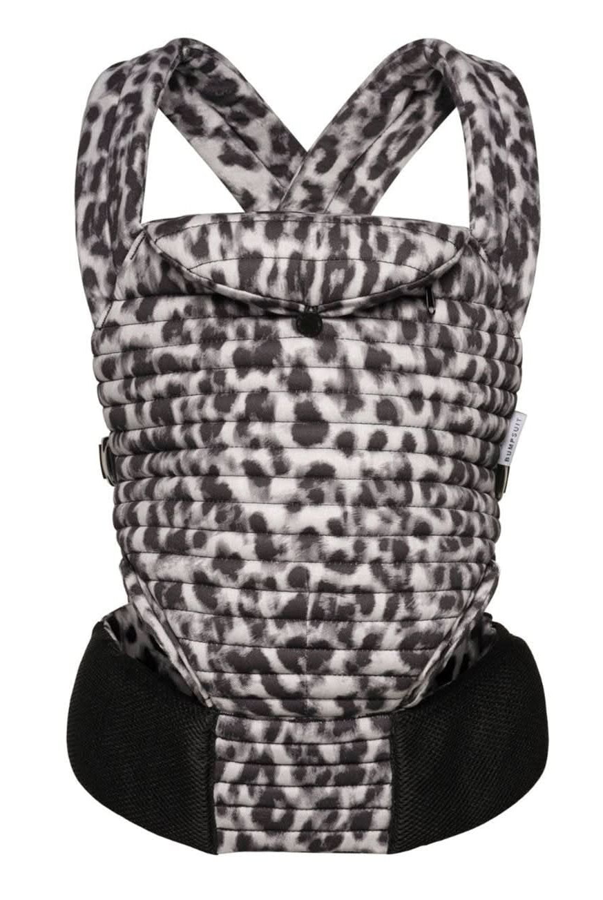 the armadillo baby carrier in monochrome leopard