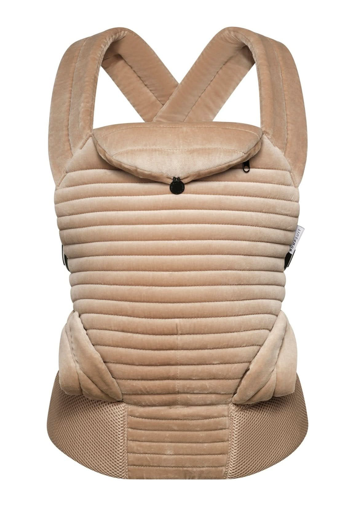the armadillo baby carrier in dune velvet