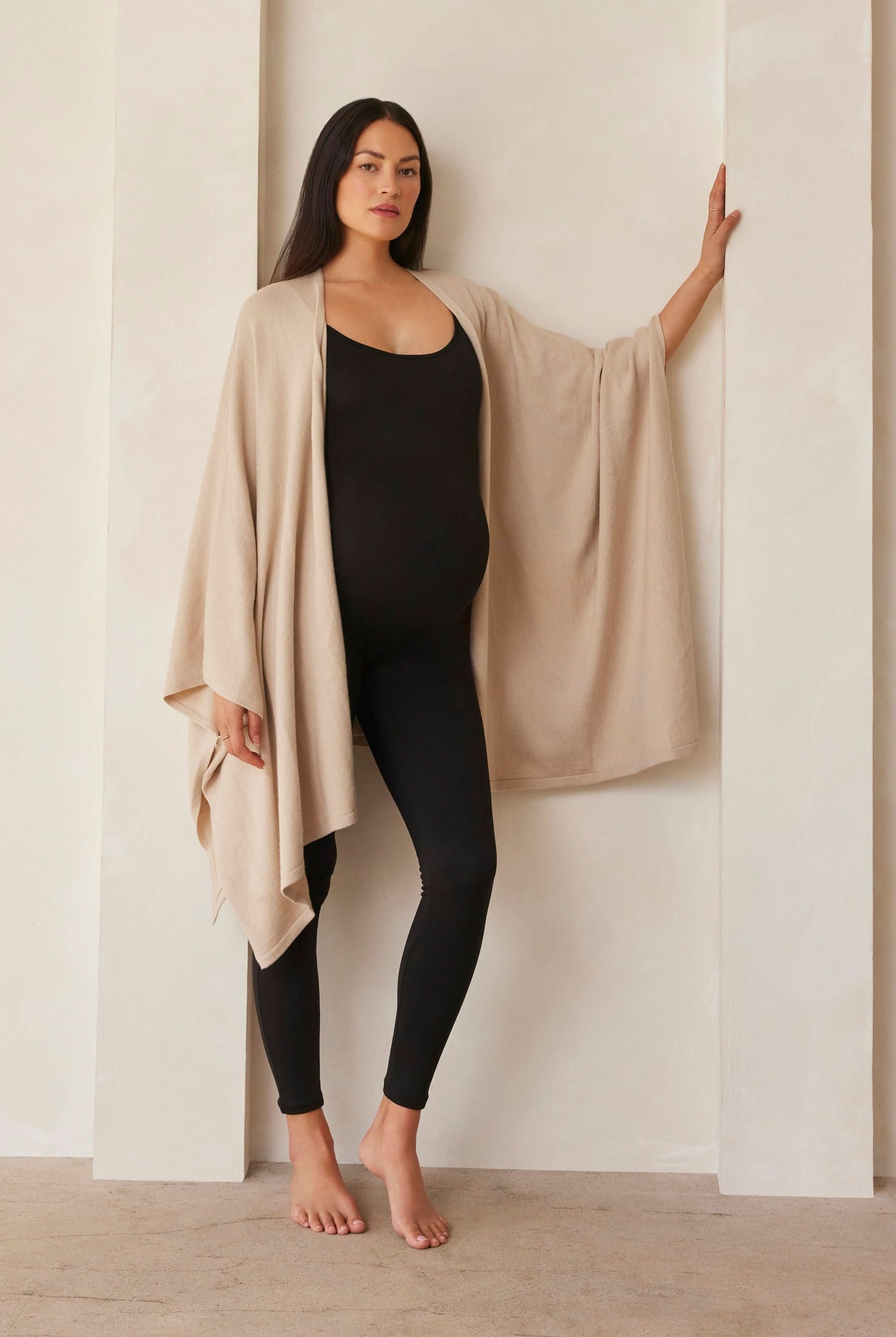 The Bumpsuit Maternity Wrap in Oat