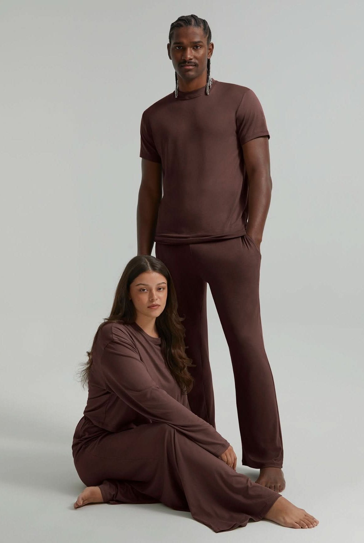 the cloud mens pant in chocolate