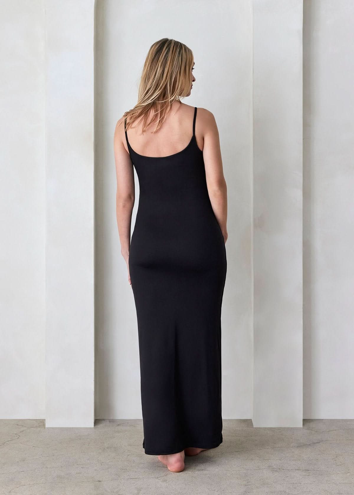 maternity jersey maxi dress The Jane for Women, Black, XXS, Double-Lined, Stretchy, Length casual summer maternity dresses