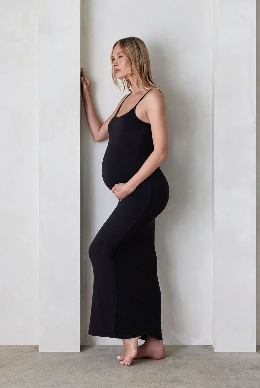 Bumpsuit Maternity The Jane Maxi Dress in Black