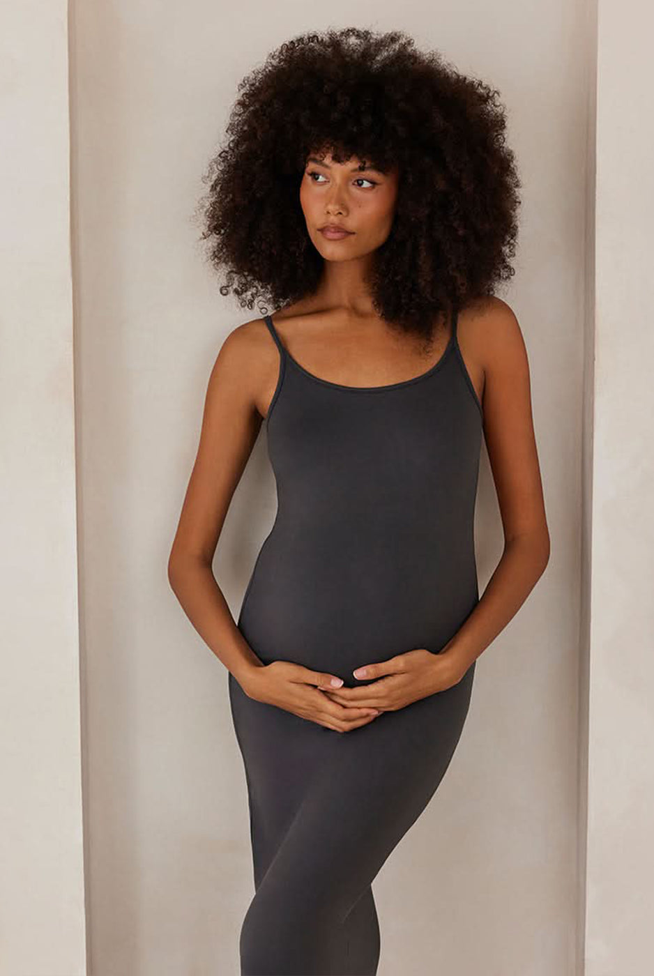 Bumpsuit Maternity The Jane Maxi Dress in Slate