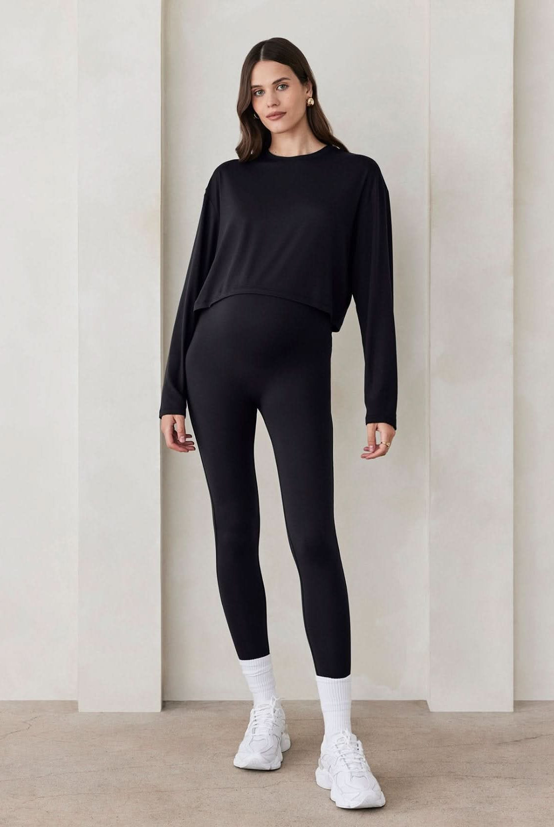 the maternity legging in black