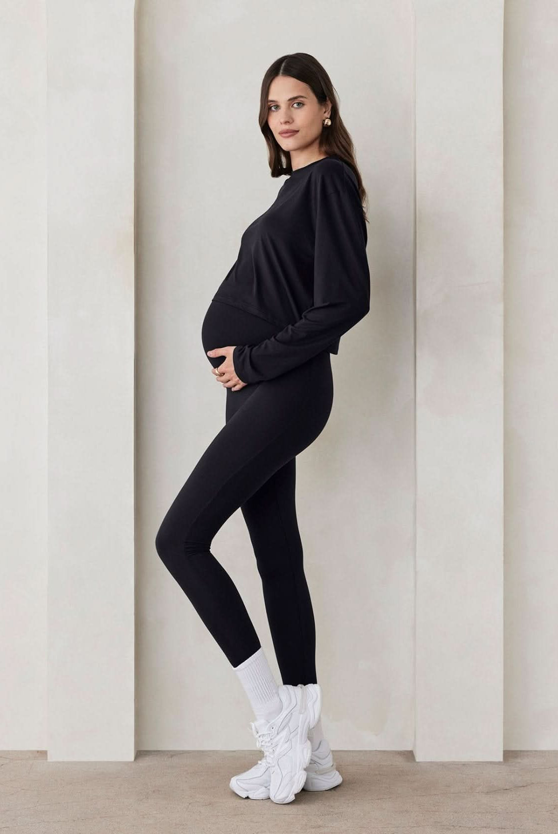 the maternity legging in black