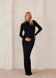 Soft Rib Maxi Long Sleeve Dress