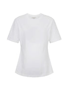 White t-shirt on a white background