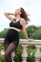 Bumpsuit Maternity Full Coverage  Nursing Bra in Black