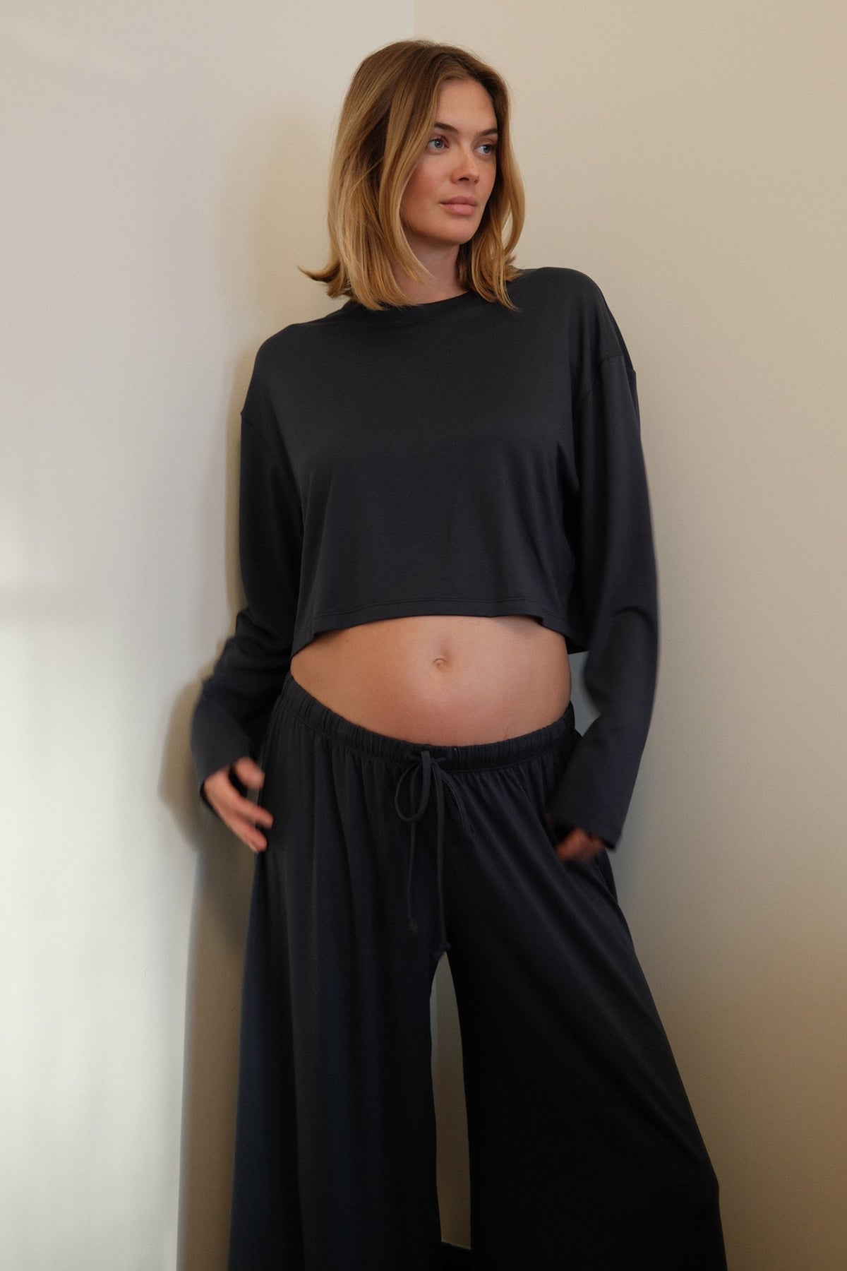The Cloud Long Sleeve Crop Tee
