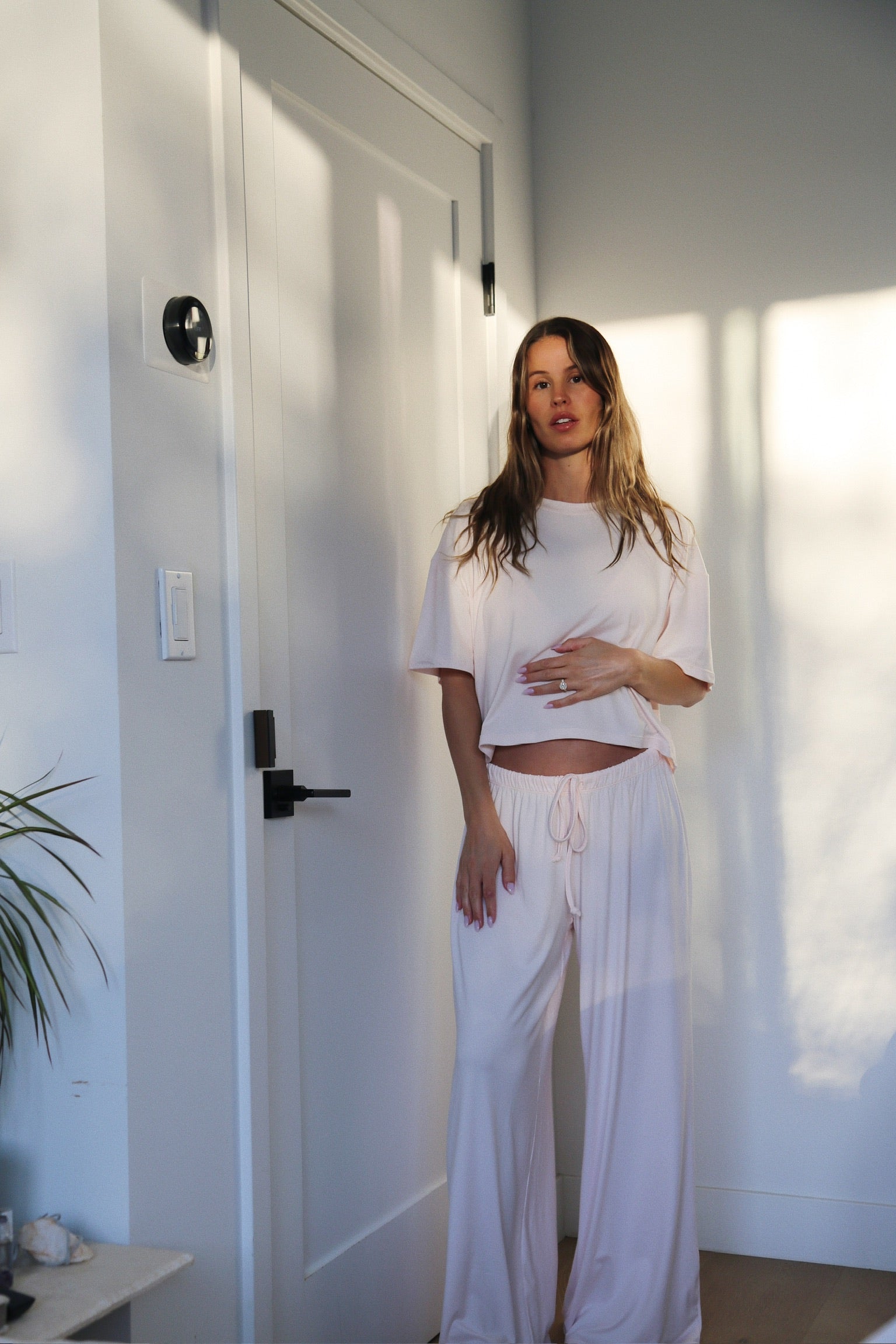 Bumpsuit Cloud pant in Ice Pink