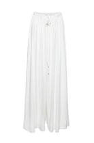 Bumpsuit Maternity Loungewear The Cloud Drawstring Wide Leg Parachute Pant in Ivory