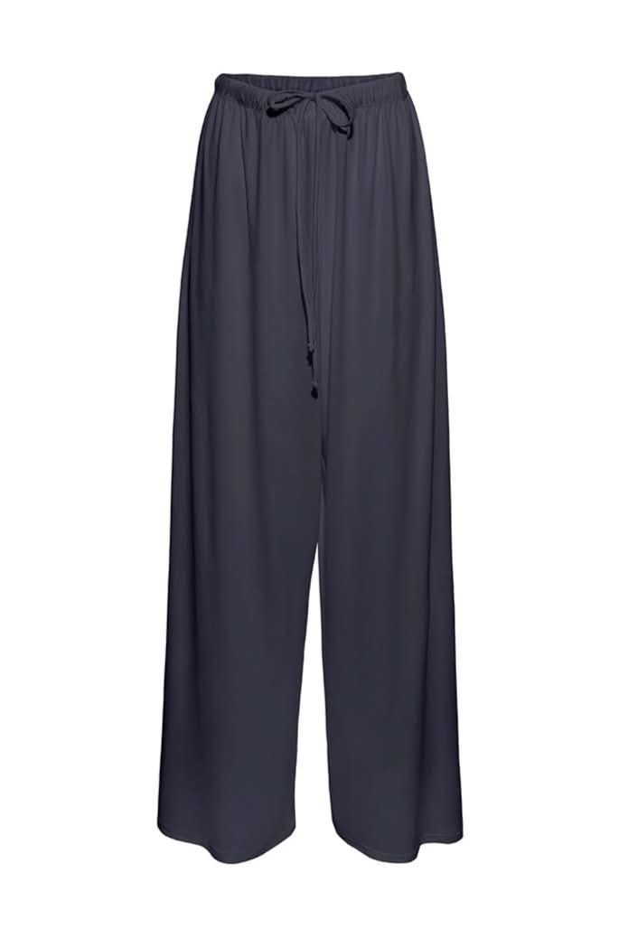 Bumpsuit Maternity Loungewear The Cloud Slim Drawstring Pant in cement
