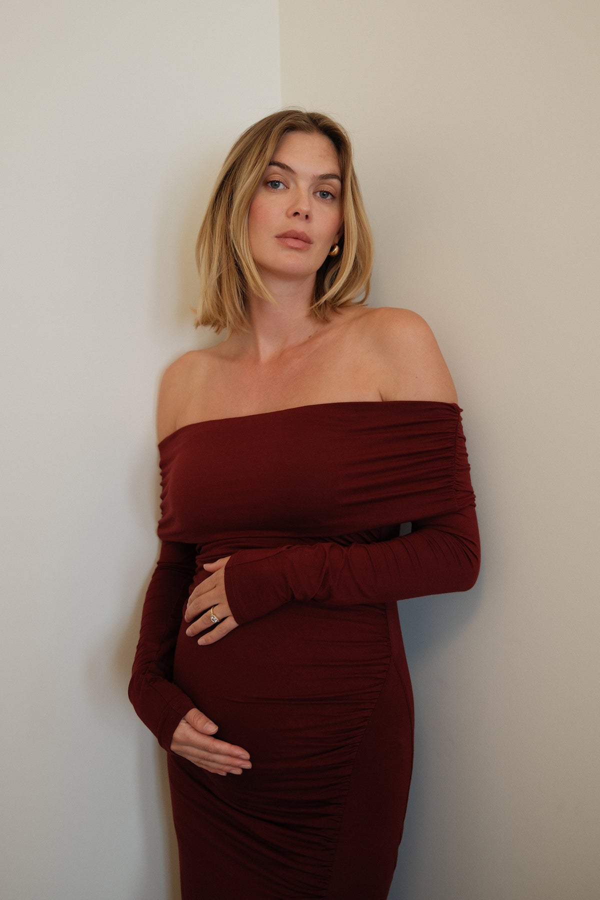The Off The Shoulder Evening Dress