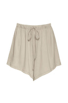 Bumpsuit Maternity Loungewear The Cloud Drawstring Short in Oat