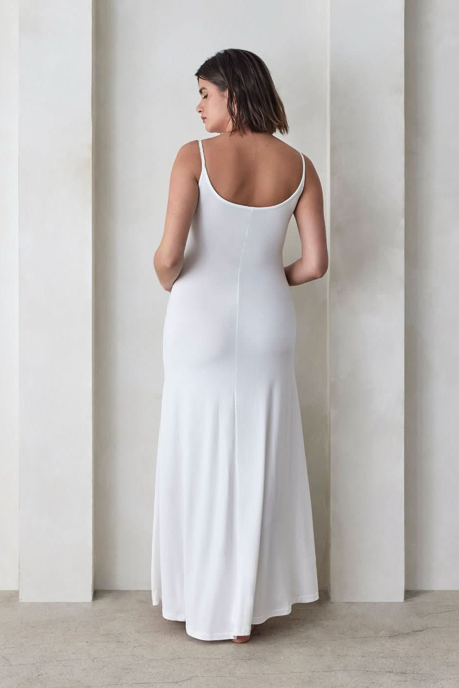 The Bumpsuit Maternity The Cloud Maxi Dress in Ivory