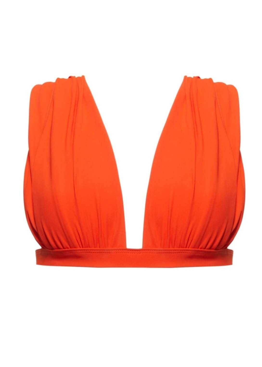 Bumpsuit Maternity The Edie Breastfeeding Friendly Swim Top in Scarlett