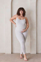Bumpsuit Maternity The Kate Jumpsuit in Heather Grey