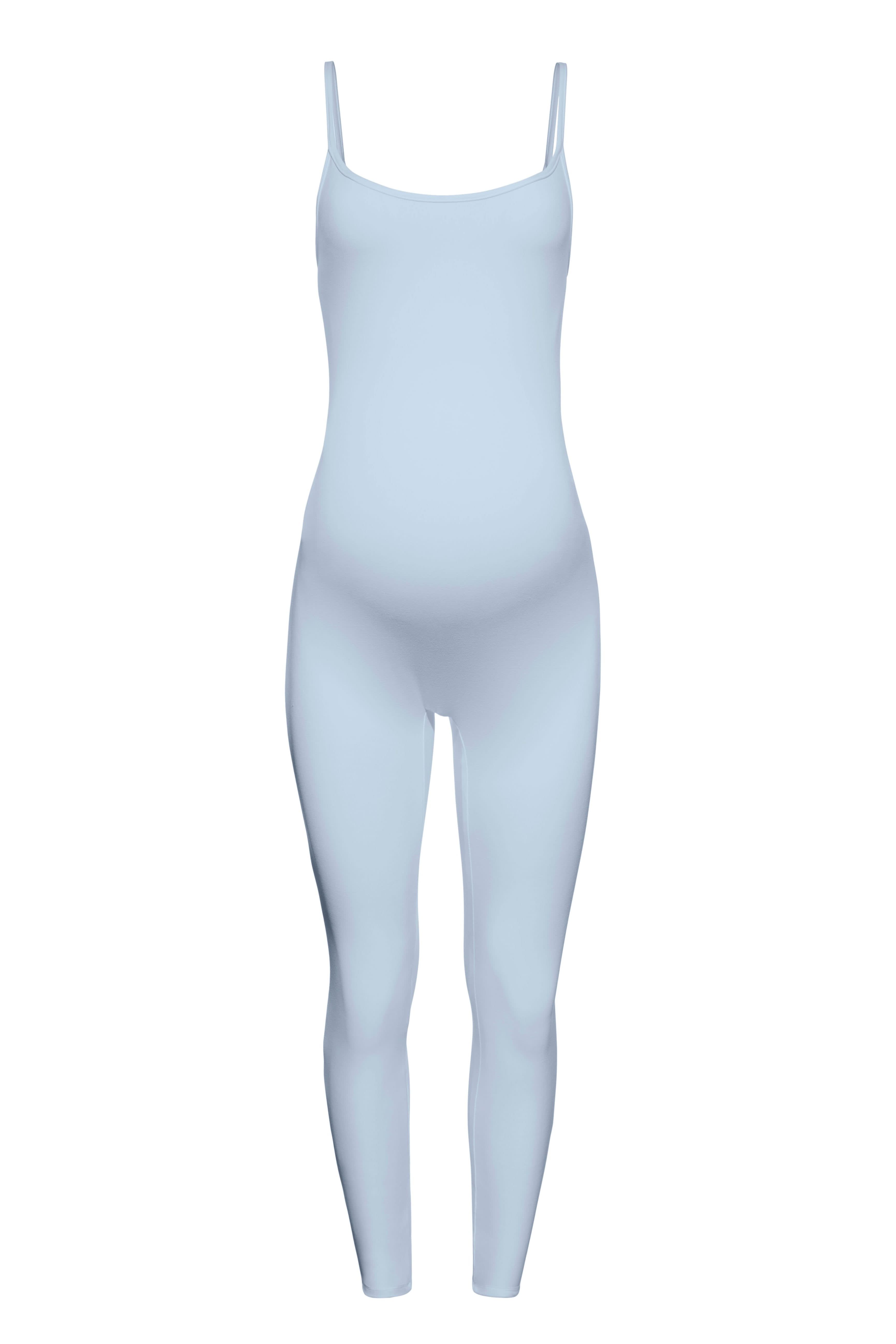 Bumpsuit Maternity the Kate Sleeveless Jumpsuit in Powder Blue